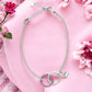 Amethyst Aura Paw Link Bracelet