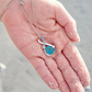 Blue Blossom Paw Infinity Necklace