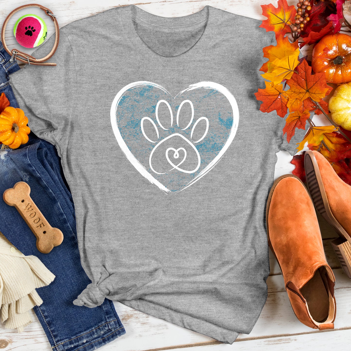 Heart & Paw Connection Tee