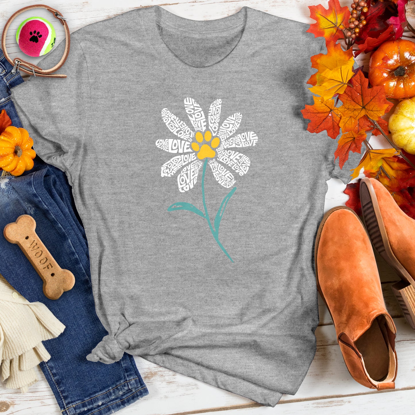 Paw Petals Love in Bloom Tee