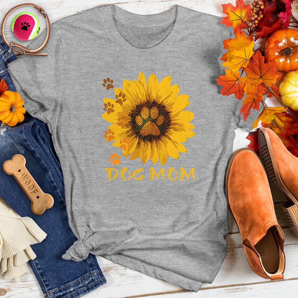 Dog Mom Sunflower Tee