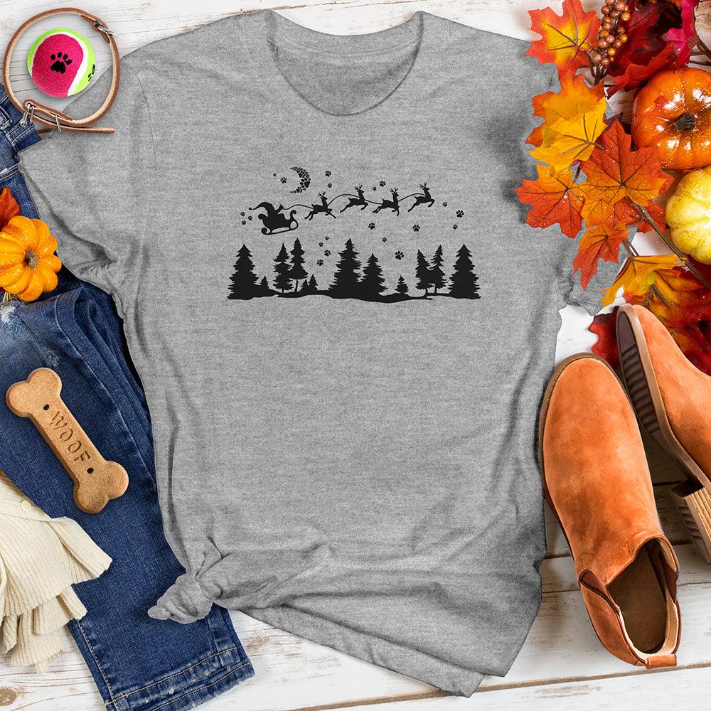 Paw Moon Santa Tee