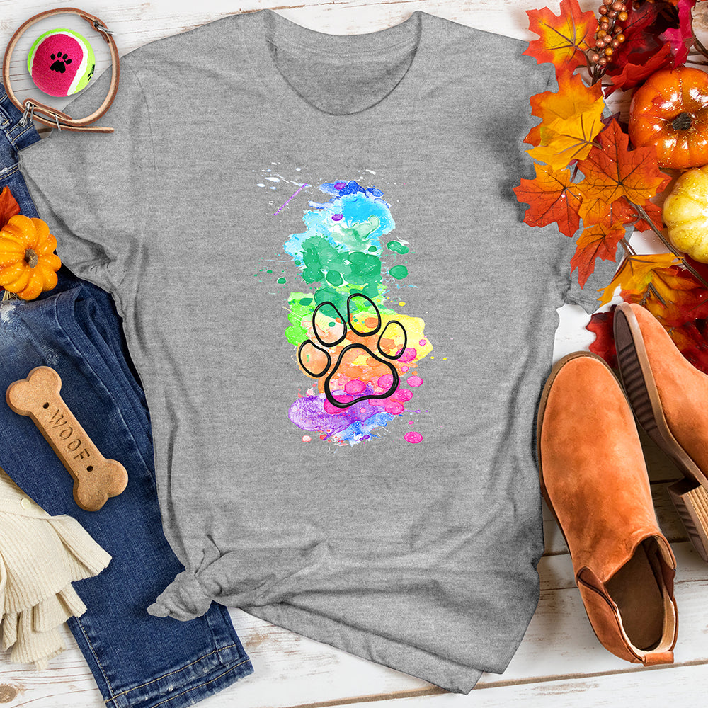 Rainbow Paw Tee