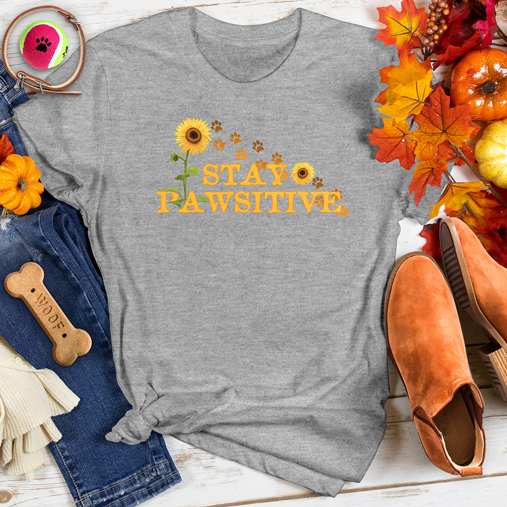 Stay Pawsitive Sunflower Path Tee