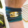 Stay Pawsitive Ocean Breeze Wrap Bracelet