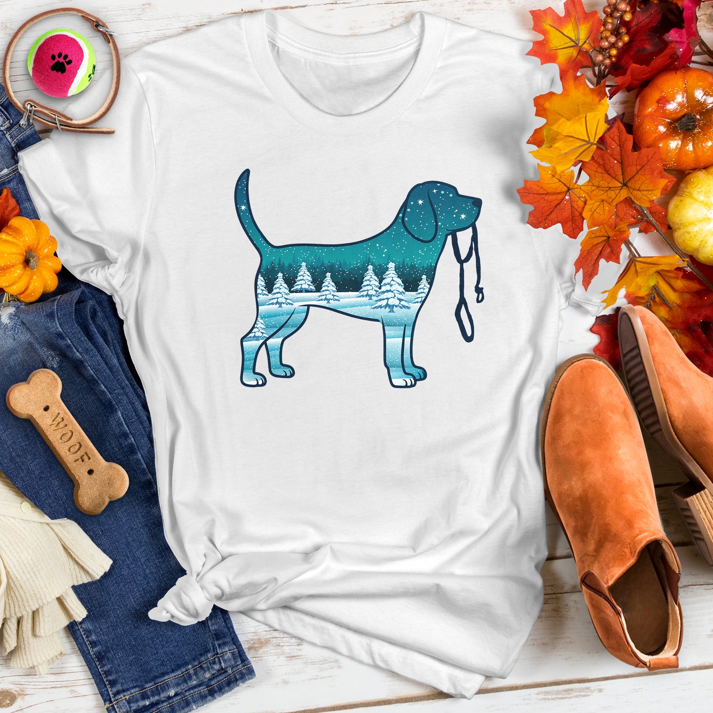 Winter Walk Pup Tee