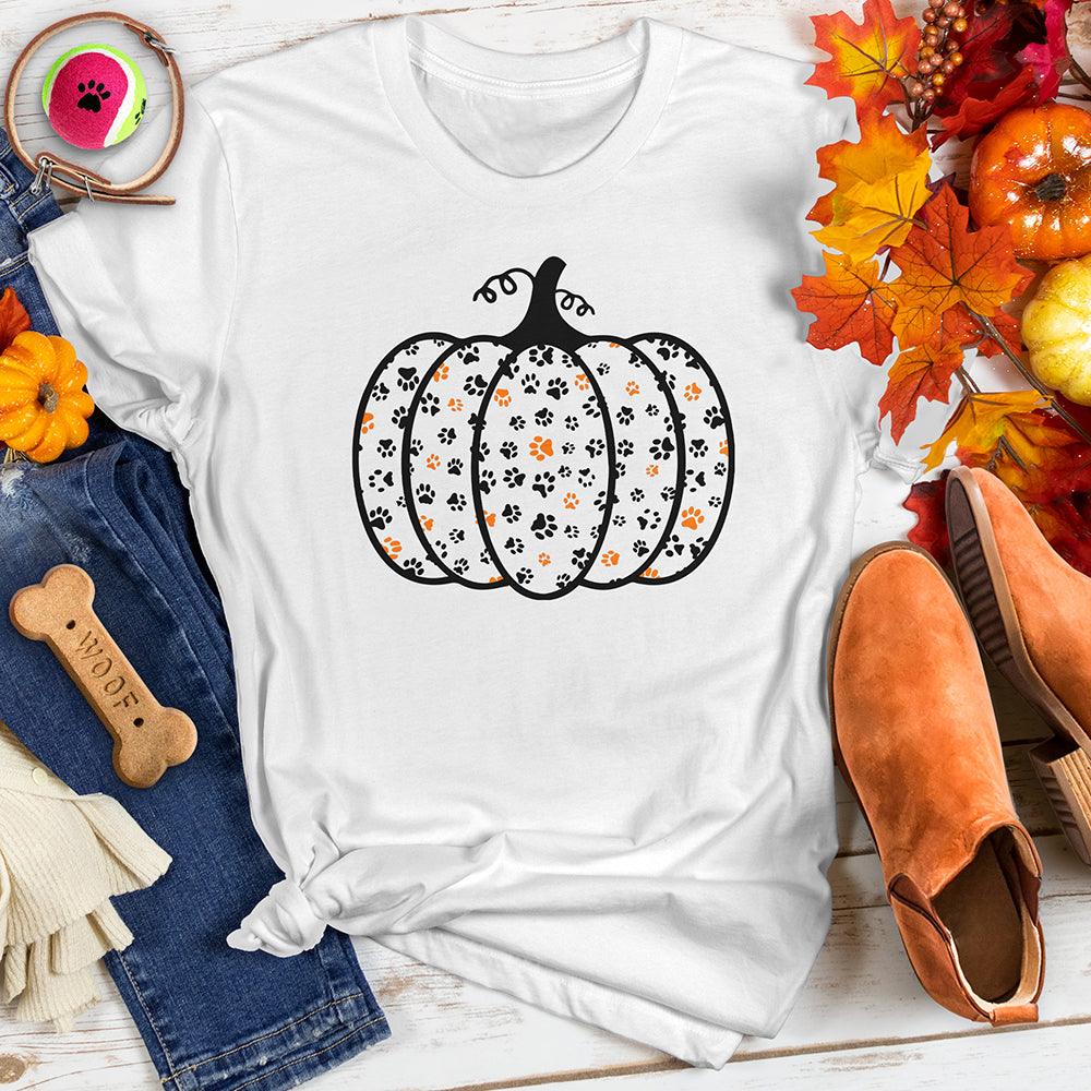 Pumpkin Paw Print Tee