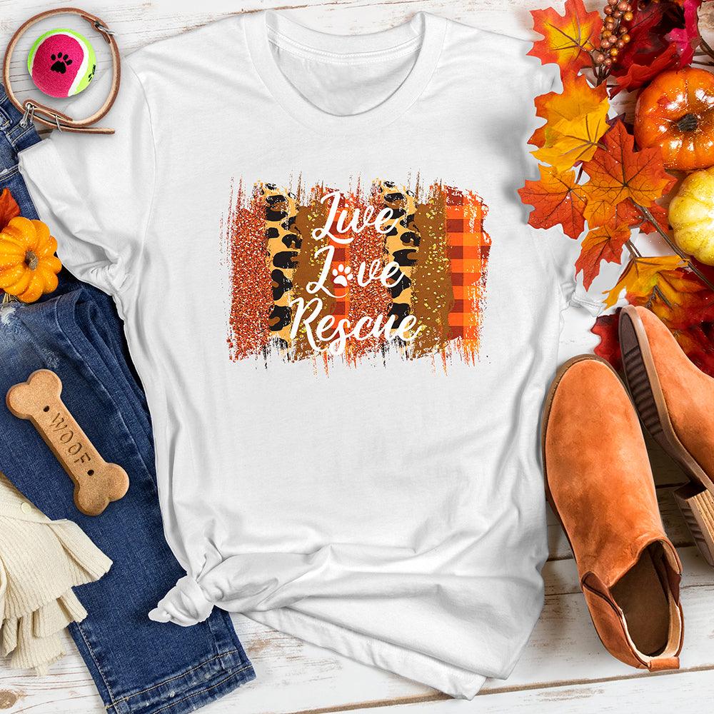 Live Love Rescue Leopard Tee