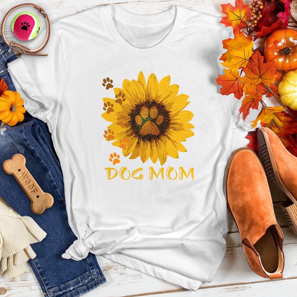 Dog Mom Sunflower Tee