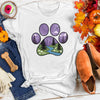 Stylized Paw Print Tee