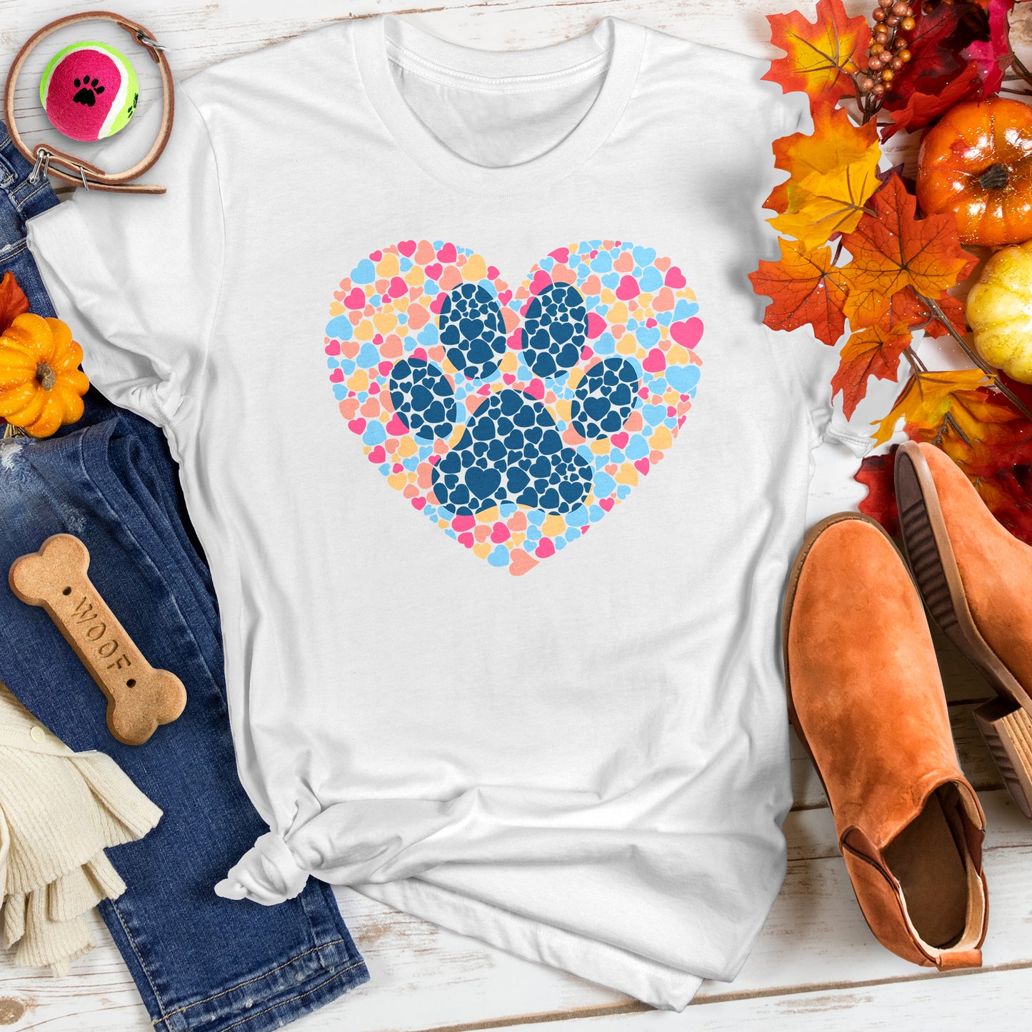 Paw of Love Abstract Tee