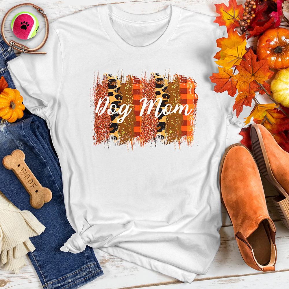 Dog Mom Fall Leopard Tee