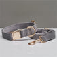 Velvet Dog Collar & Leash