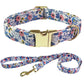 Floral Pearl Dog Collar & Leash