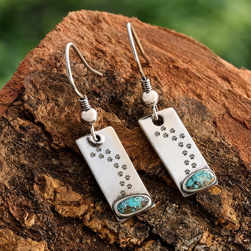 Pawprints on the Breeze Earrings