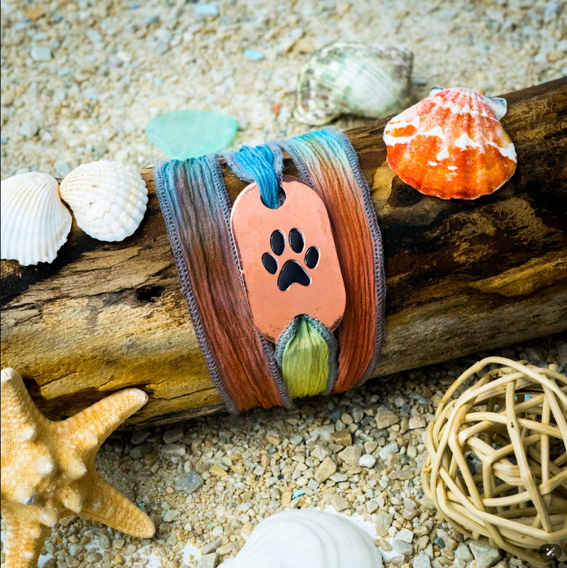 Coastal Paw Journey Wrap Bracelet