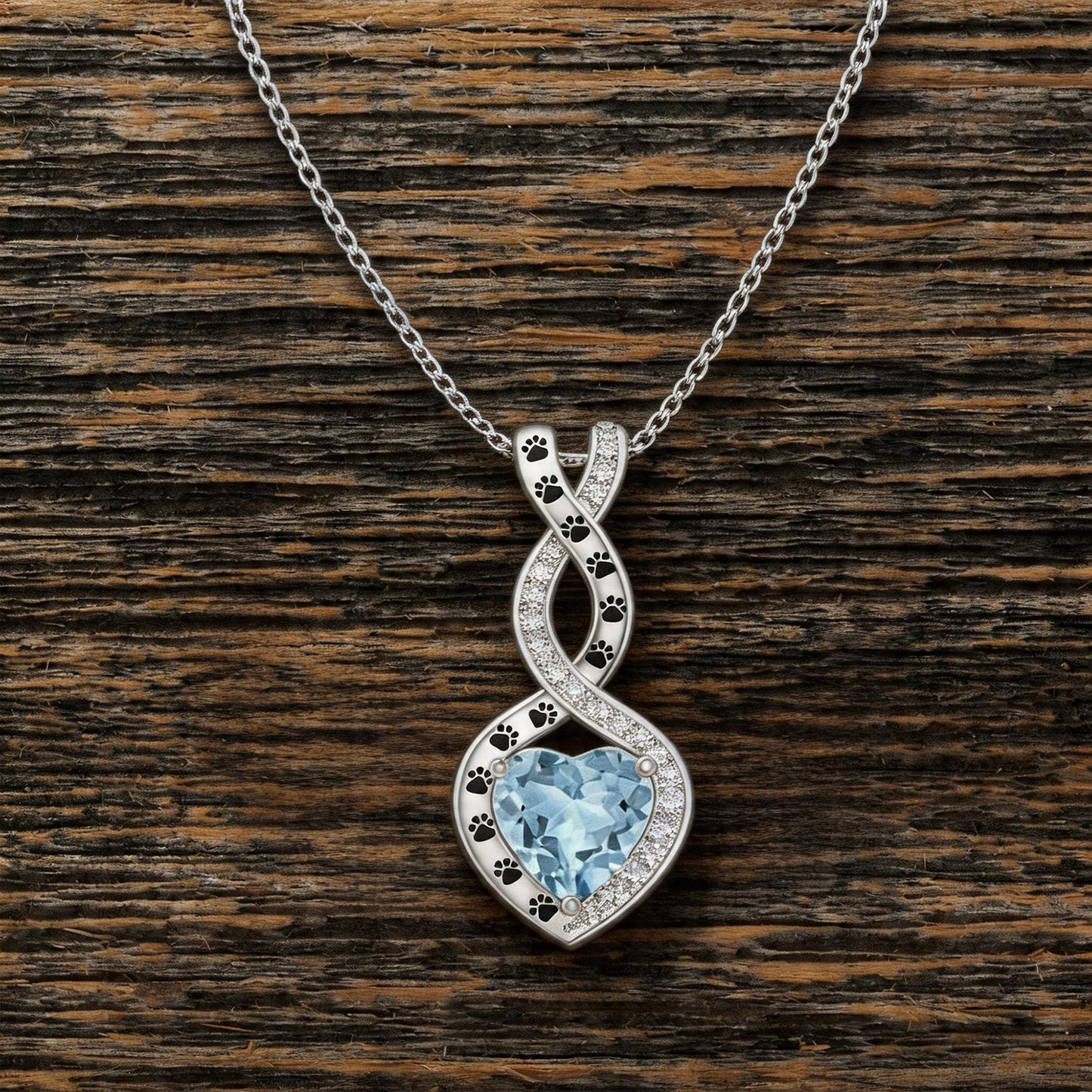 Eternal Love Heart Pendant Necklace